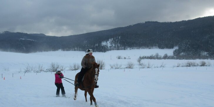 Zimný pobyt s jazdou na koni a raňajkami v Slovenskom raji