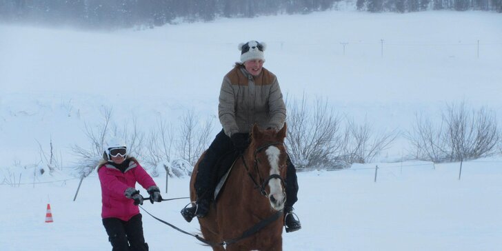 Zimný pobyt s jazdou na koni a raňajkami v Slovenskom raji