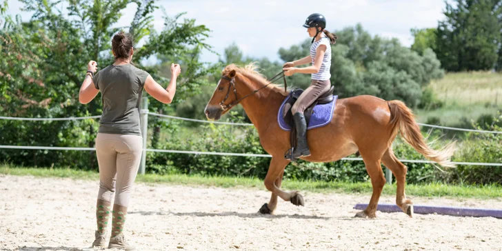Jazdenie na koni: Individuálne hodiny s inštruktorom