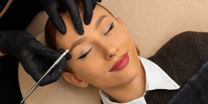 Permanentný make-up pier či microblading obočia