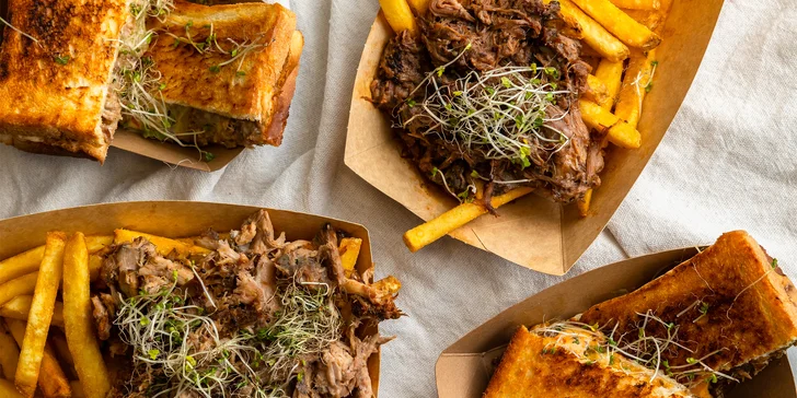 Belgické hranolčeky, toasty či trhané mäso v Morbid Fritz