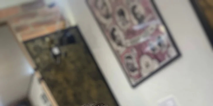 Strih alebo úprava brady v tradičnom men's only holičstve Barber family