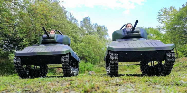Zažite adrenalínovú jazdu na MINI TANKOCH a streľbu z paintballovej zbrane pri Košiciach