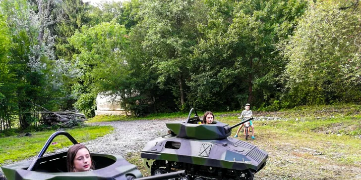 Zažite adrenalínovú jazdu na MINI TANKOCH a streľbu z paintballovej zbrane pri Košiciach