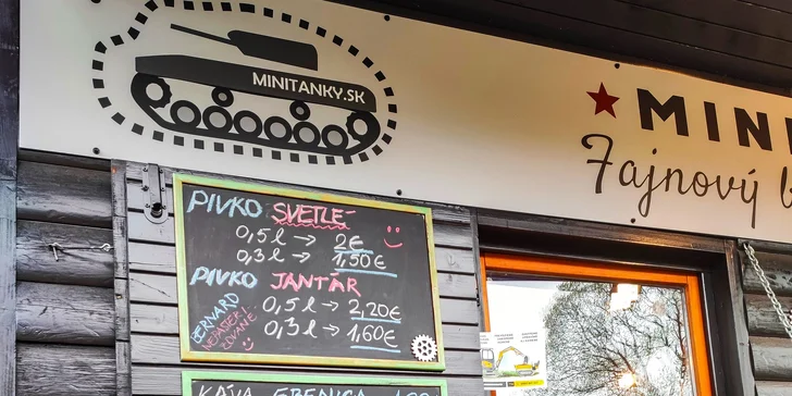 Zažite adrenalínovú jazdu na MINI TANKOCH a streľbu z paintballovej zbrane pri Košiciach