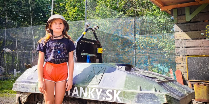 Zažite adrenalínovú jazdu na MINI TANKOCH a streľbu z paintballovej zbrane pri Košiciach