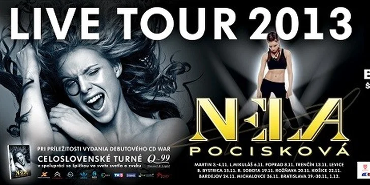 Nela Pocisková LIVE koncert
