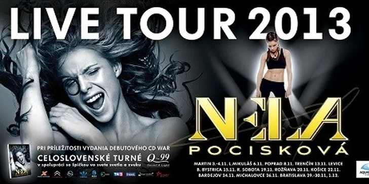 Nela Pocisková LIVE koncert
