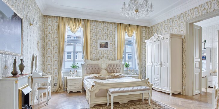 Dovolenka v Karlových Varoch: luxusné apartmány v novorokokovom štýle s vlastnou infrasaunou