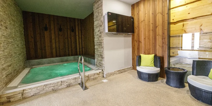 Relax blízko vrchu Klínovec: 4* hotel s privátnym wellness, izba s raňajkami alebo štúdio s kuchyňou