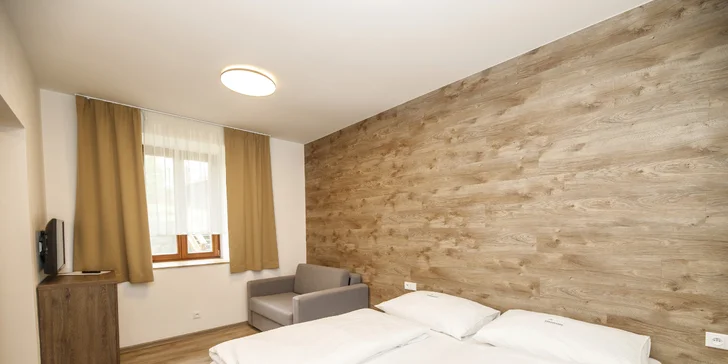 Relax blízko vrchu Klínovec: 4* hotel s privátnym wellness, izba s raňajkami alebo štúdio s kuchyňou