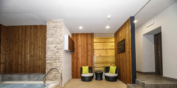Relax blízko vrchu Klínovec: 4* hotel s privátnym wellness, izba s raňajkami alebo štúdio s kuchyňou