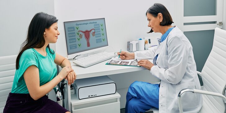 Podrobné gynekologické vyšetrenie vrátane ultrazvuku