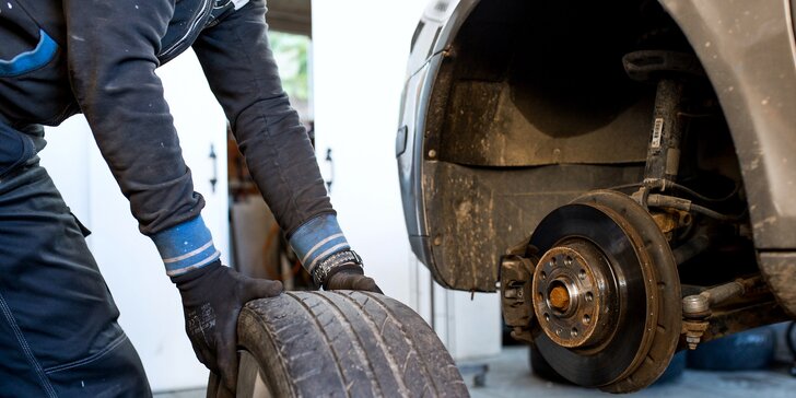 Výmena zimných kolies za letné alebo kompletné prezutie pneumatík