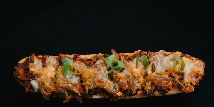French pizza, burger alebo hot-dog menu v Jolly Street Food