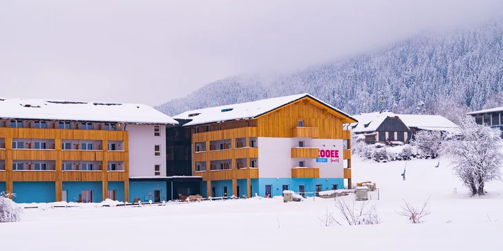 Aktívna dovolenka v Korutánsku: moderný hotel s raňajkami či polpenziou a saunou