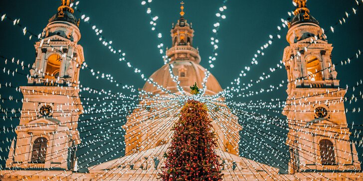 Adventná Budapešť: prehliadka mesta, vianočné trhy a Tropikárium
