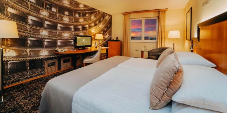 Luxusný pobyt v 4* hoteli na Vinohradoch: raňajky, vstup do executive lounge aj možnosť wellness