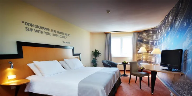 Luxusný pobyt v 4* hoteli na Vinohradoch: raňajky, vstup do executive lounge aj možnosť wellness