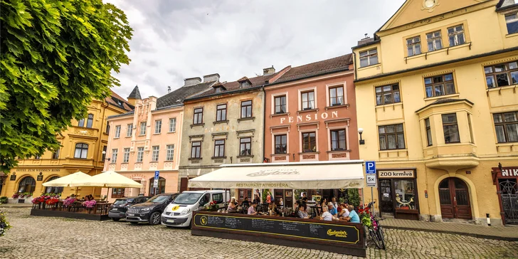 Penzión na námestí krásneho mesta Loket: pobyt pre 2–4 osoby, raňajky aj Pavlova torta