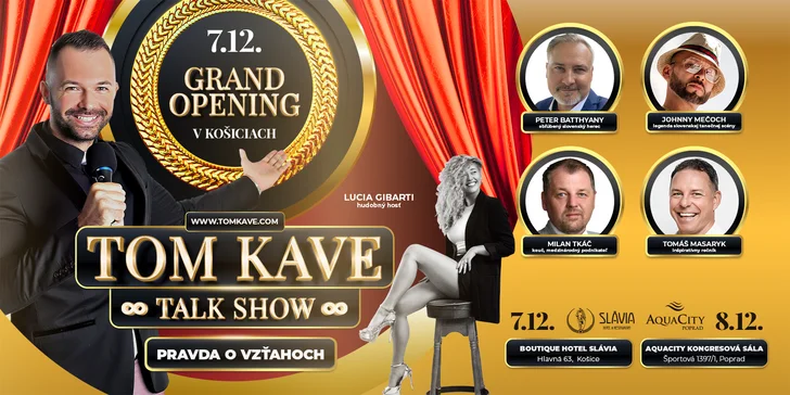 Tom Kave Talkshow s Petrom Batthyanym, Johnny Mečochom a inými