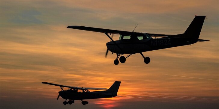 Zážitkové lety aj s možnosťou pilotovania na lietadlách Cessna pre 1 až 3 osoby
