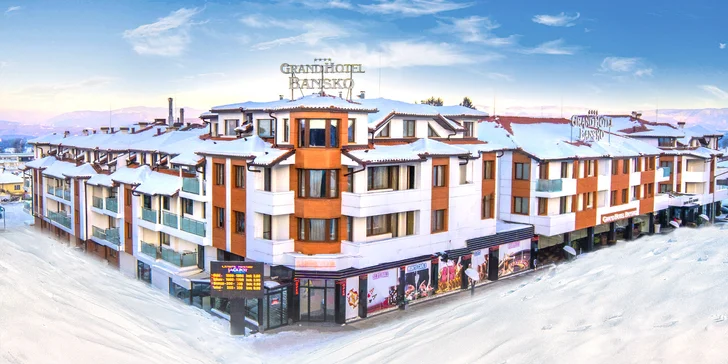 Lyžiarské stredisko Bansko a pobyt v 4* hoteli s neobmedzeným wellness a polpenziou