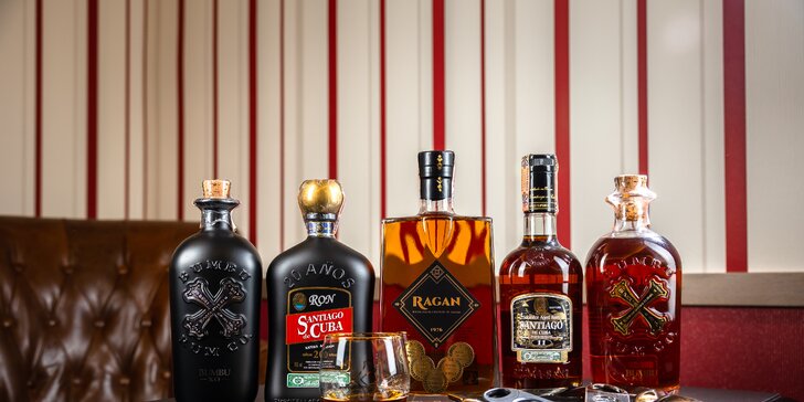 Degustácia piatich prémiových svetových rumov s občerstvením