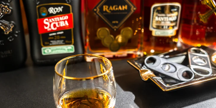 Degustácia piatich prémiových svetových rumov s občerstvením