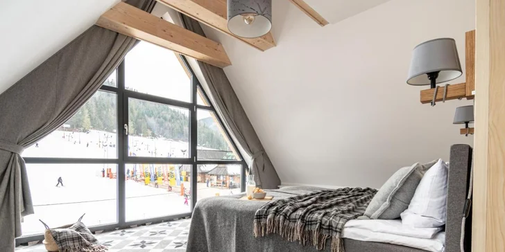 Príjemná dovolenka v Zakopanom: luxusné apartmány pre 2-5 osôb priamo na svahu