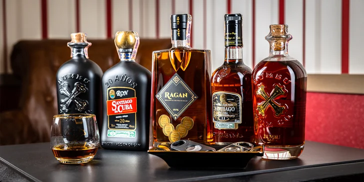 Degustácia piatich prémiových svetových rumov s občerstvením