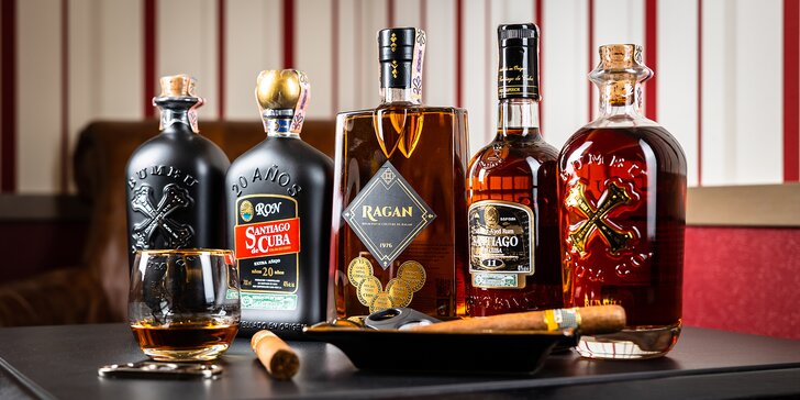 Degustácia piatich prémiových svetových rumov s občerstvením