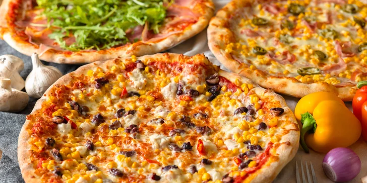 Chutná pizza podľa vlastného výberu: na výber až 16 druhov!
