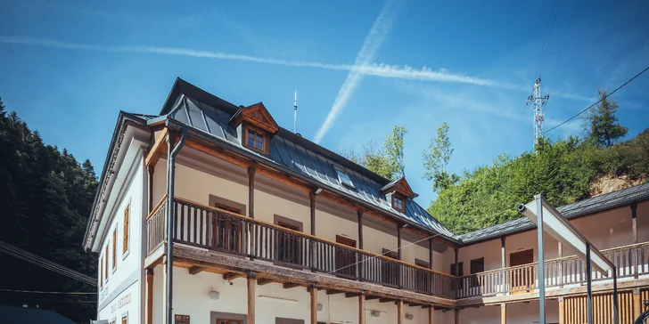 Wellness pobyt v novo zrekonštruovanom, špičkovom penzióne Banský dom*** uprostred krásnych Štiavnických vrchov