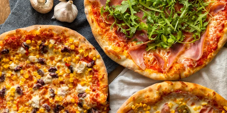 Chutná pizza podľa vlastného výberu: na výber až 16 druhov!