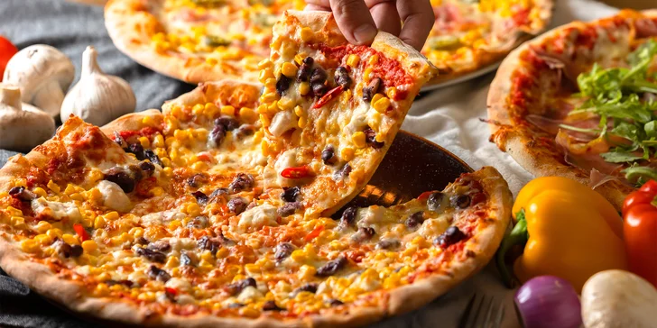Chutná pizza podľa vlastného výberu: na výber až 16 druhov!