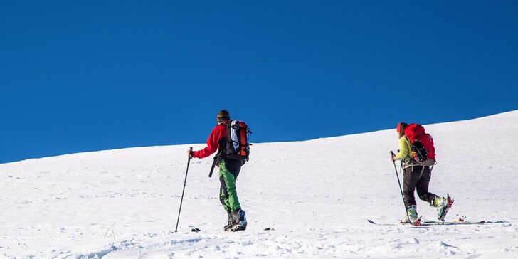 3-dňový kurz skialpinizmu - úžasný zážitok v slovenskom snehu