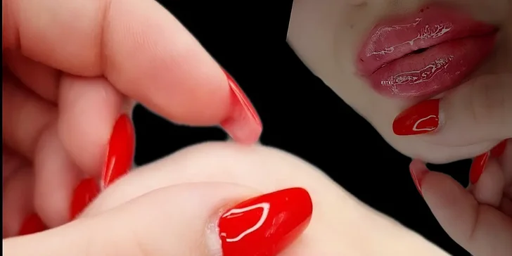 Výplň pier kyselinou hyalurónovou metódou Stripp Lips aj s korekciou vybranej oblasti tváre