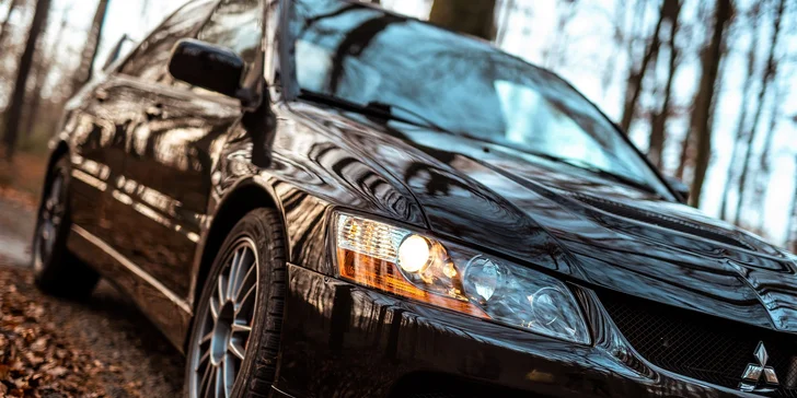 Jazda na MITSUBISHI LANCER EVOLUTION IX: Ako vodič aj spolujazdec