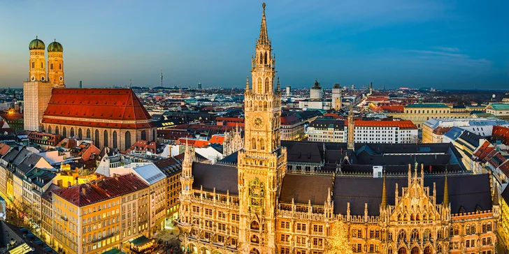 Moderný 4* hotel v Mníchove: raňajky v cene, poloha 15 min od centra