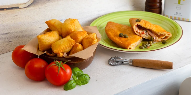 Arancini, Panzerotto, Parmigiana, mäsové rolky aj otvorené vouchery v Panzerotto Style