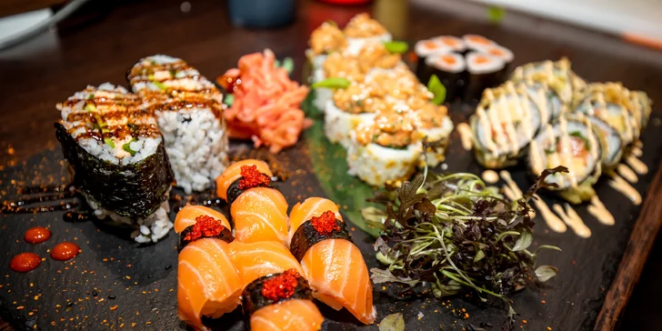 Fantastický lososový set pre 2 osoby v SUSHIHANIL