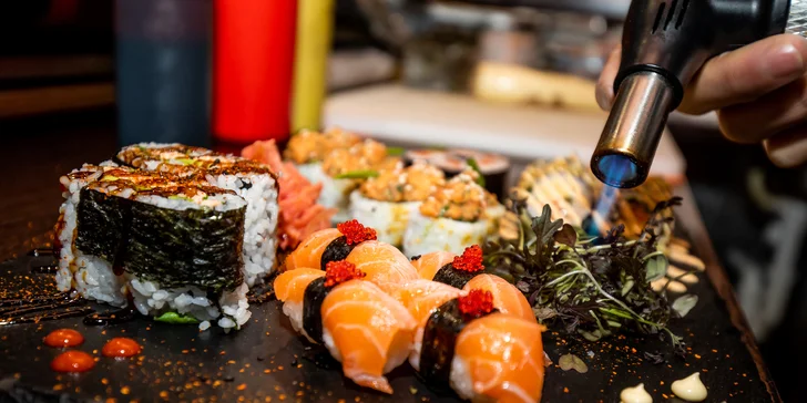 Fantastický lososový set pre 2 osoby v SUSHIHANIL