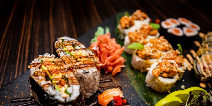 Fantastický lososový set pre 2 osoby v SUSHIHANIL