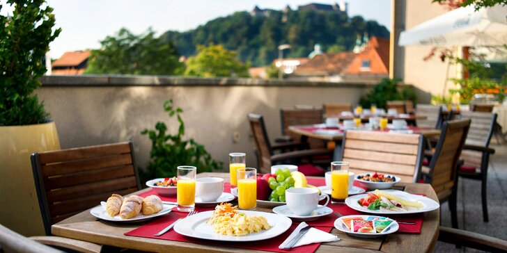 Dovolenka v slovinskej Ľubľane: 3* hotel v centre, raňajky aj požičanie bicyklov