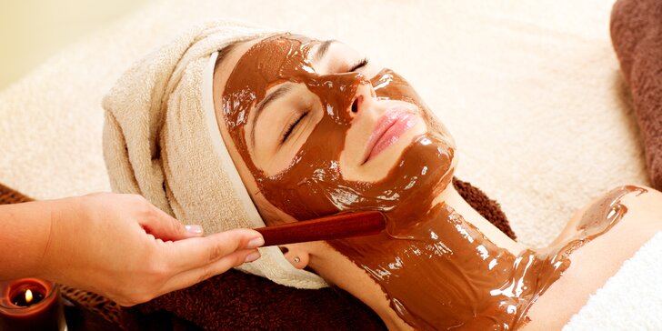Exkluzívna čokoládová masáž alebo kozmetické procedúry pre zdravšiu a krajšiu pleť