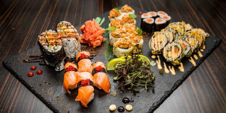 Fantastický lososový set pre 2 osoby v SUSHIHANIL