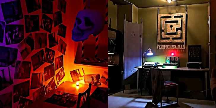 Adrenalínové escape hry Miesto činu alebo Posledný úkryt