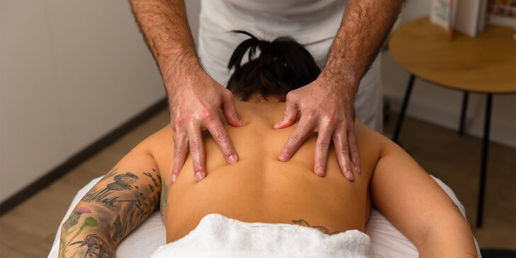 Celotelová masáž, masáž chrbta a šije či možnosť vyskladania si masáže