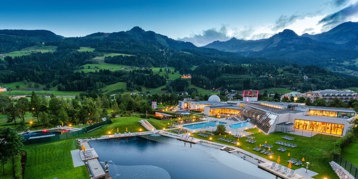 Aktívna dovolenka v rakúskych Alpách, údolie Gastein: 4* hotel s polpenziou a wellness, noc zadarmo